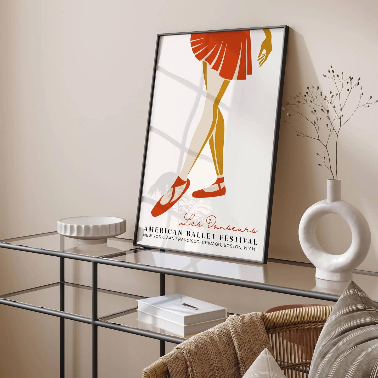 American Ballet Festival Music Poster