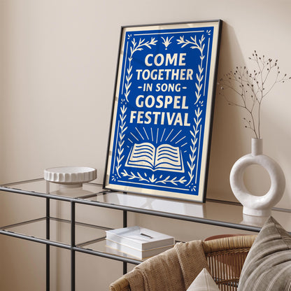 Come Together in Song Gospel Festival Poster