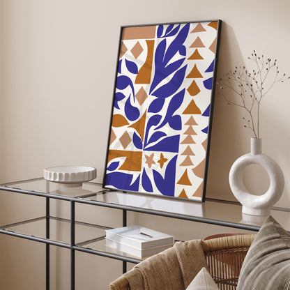 Boho Chic Abstract Modern Art Print