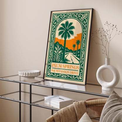 Palm Springs Palm Canyon Drive Poster