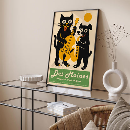Des Moines Iowa Jazz Festival Poster
