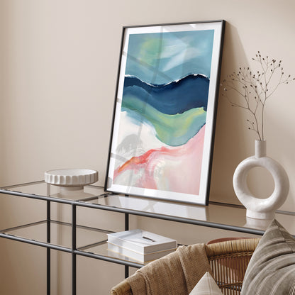 Abstract Landscape Print - Modern Wall Art