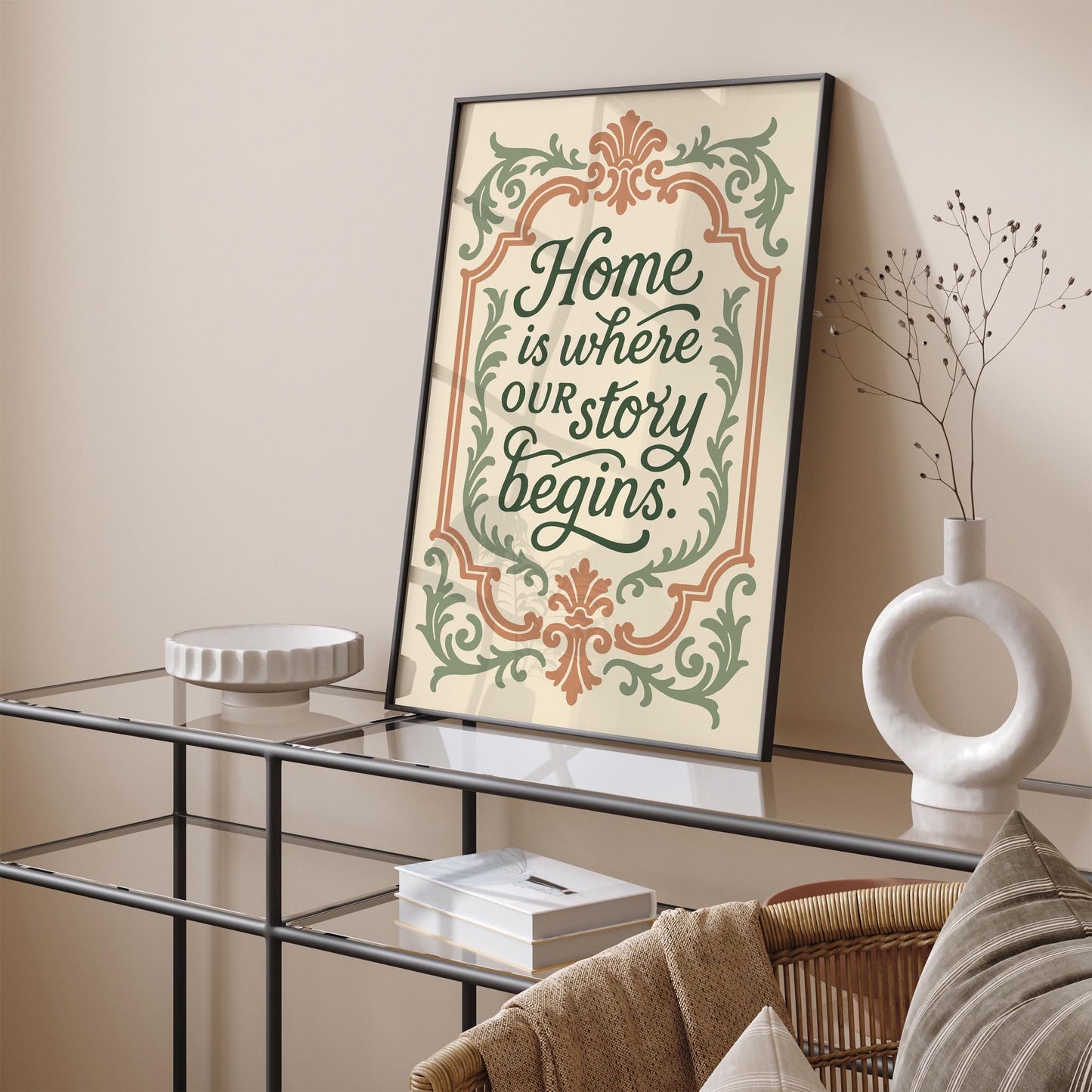 Home is Where Our Story Begins - Château Core Poster