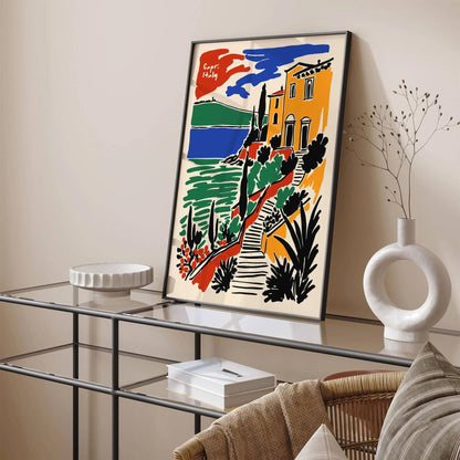 Capri Italy Travel Art Print 2025