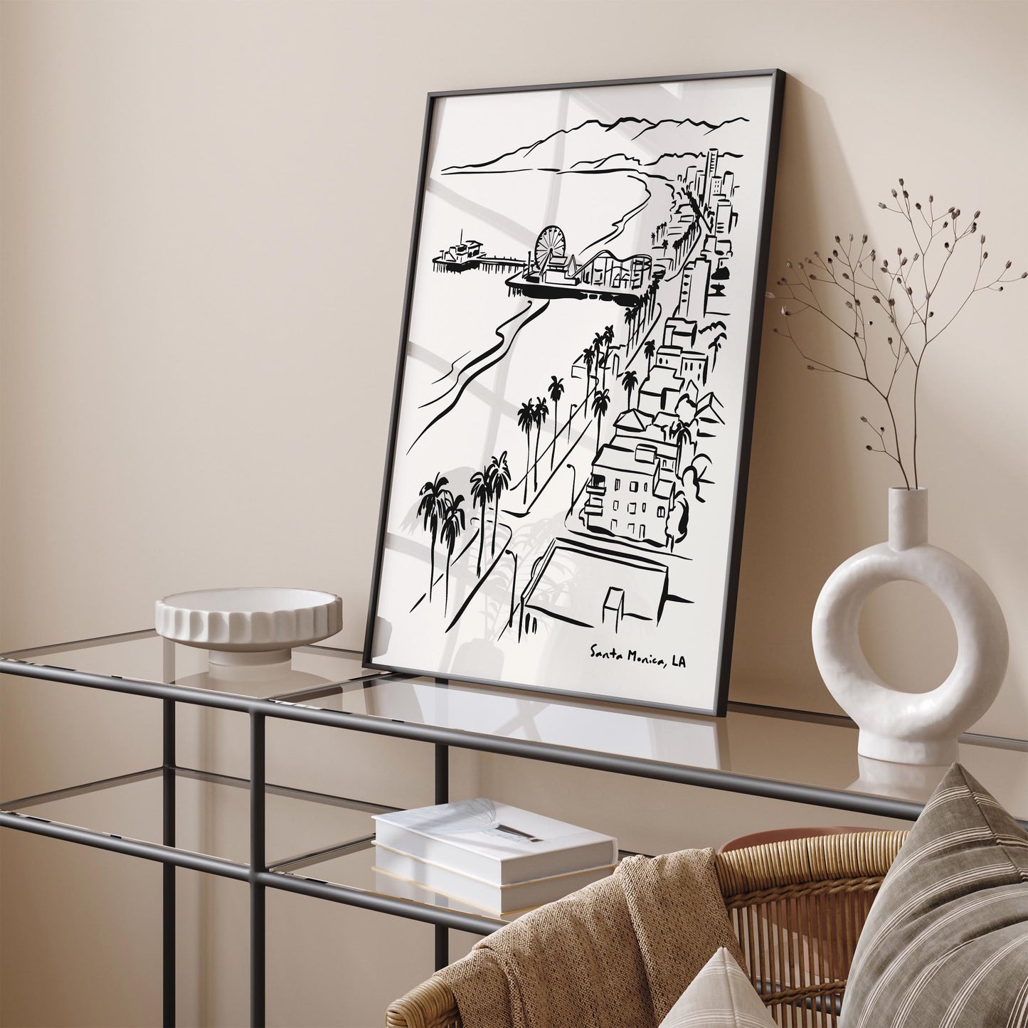 Santa Monica Los Angeles California Poster