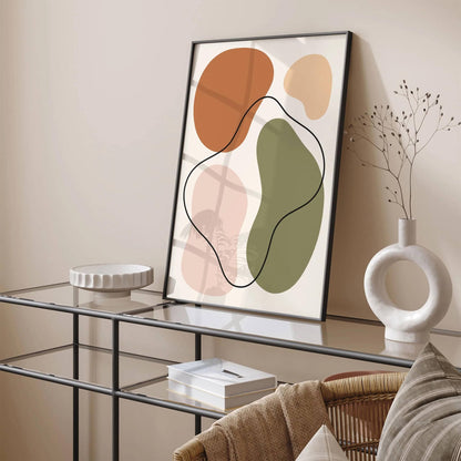 Trendy 2025 Abstract Modern Wall Art Print