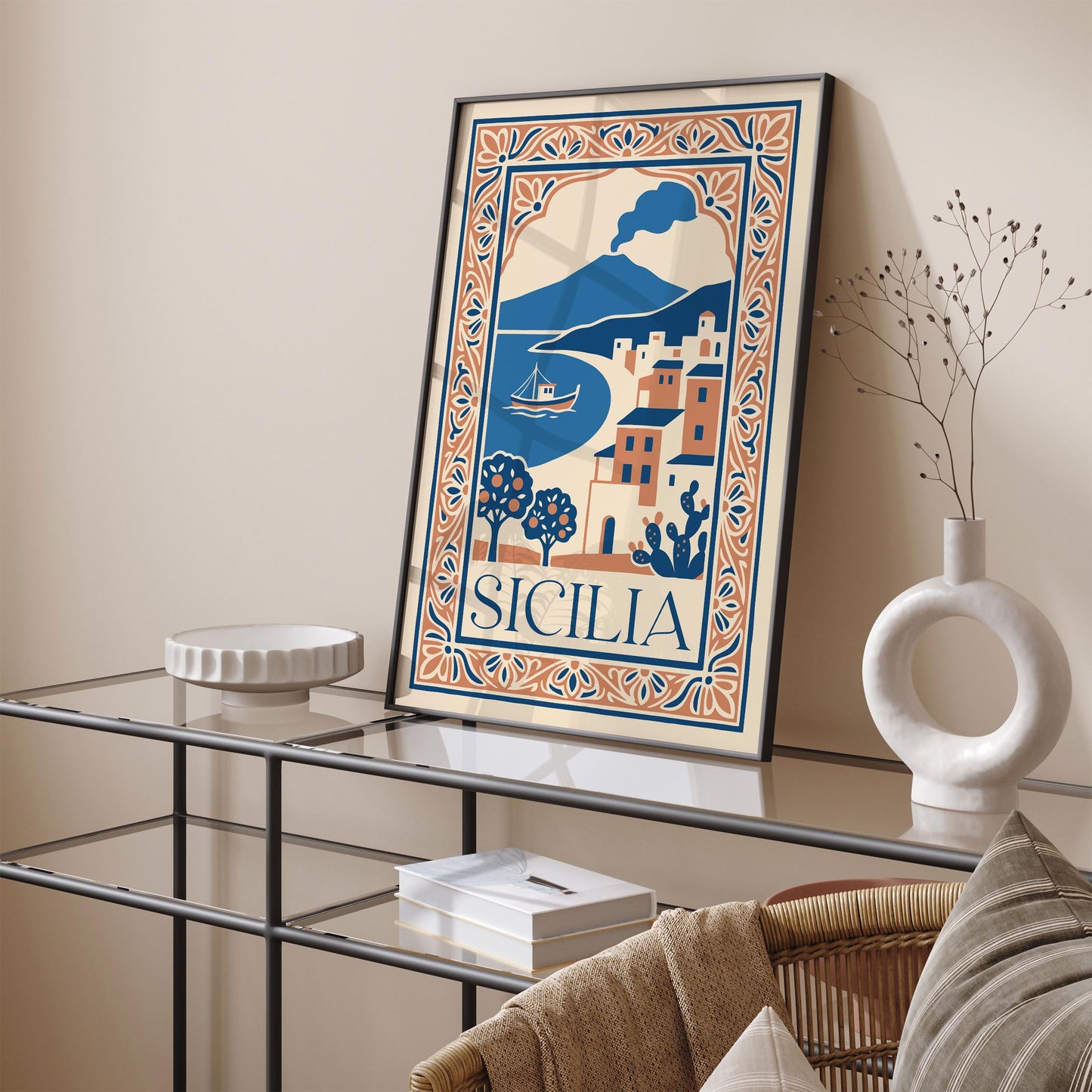 Sicilia Travel Poster