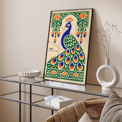 Art Belle Epoque Peacock Wall Art Print