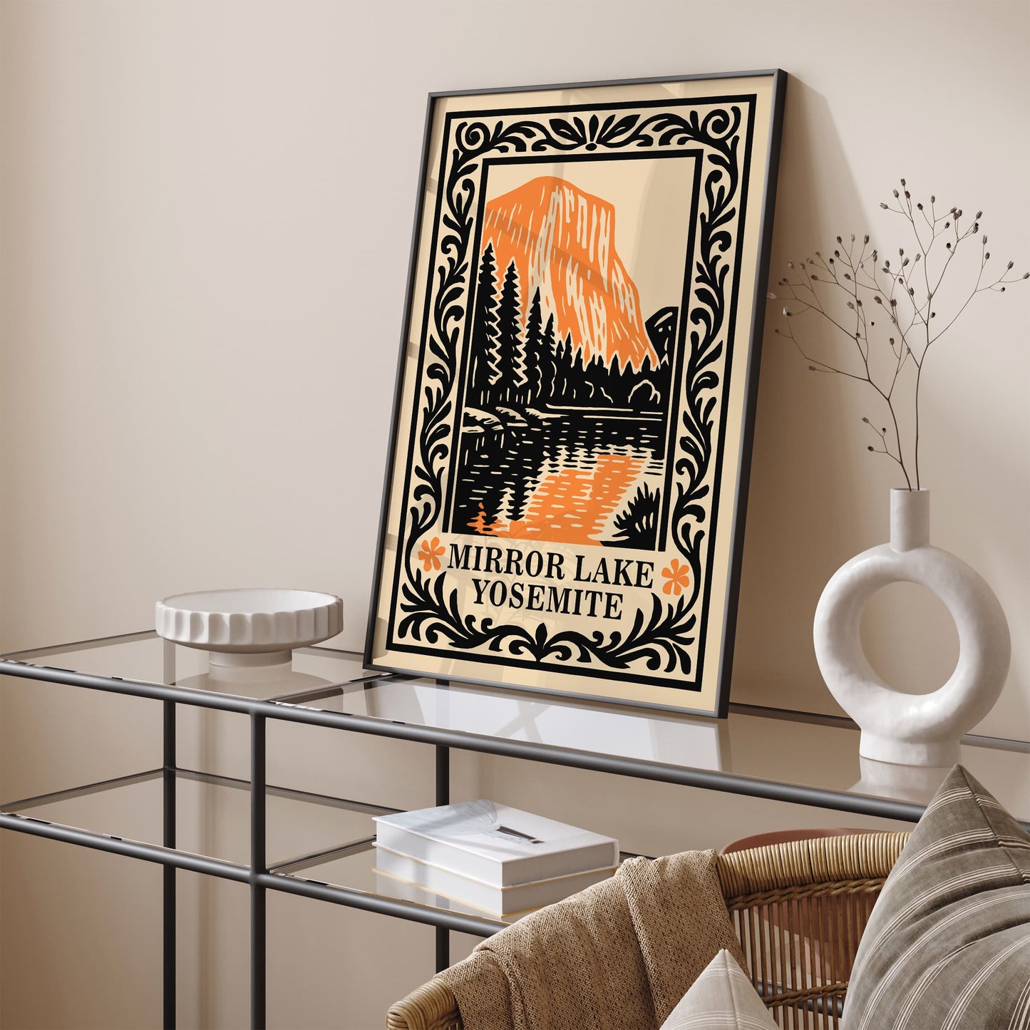 Mirror Lake Yosemite National Park Poster