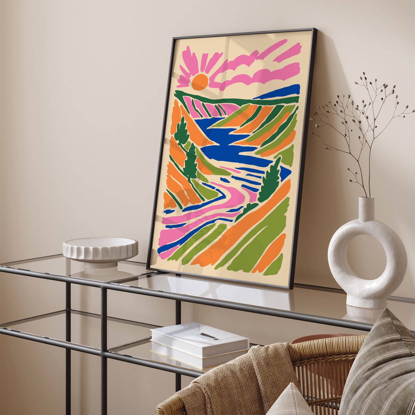 National Park Poster - Colorful American Landscape Wall Art