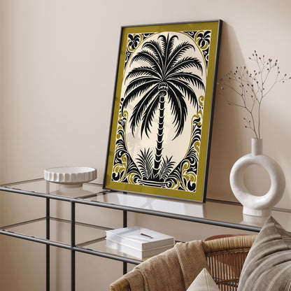 Bohemian Palm Tree Art Print