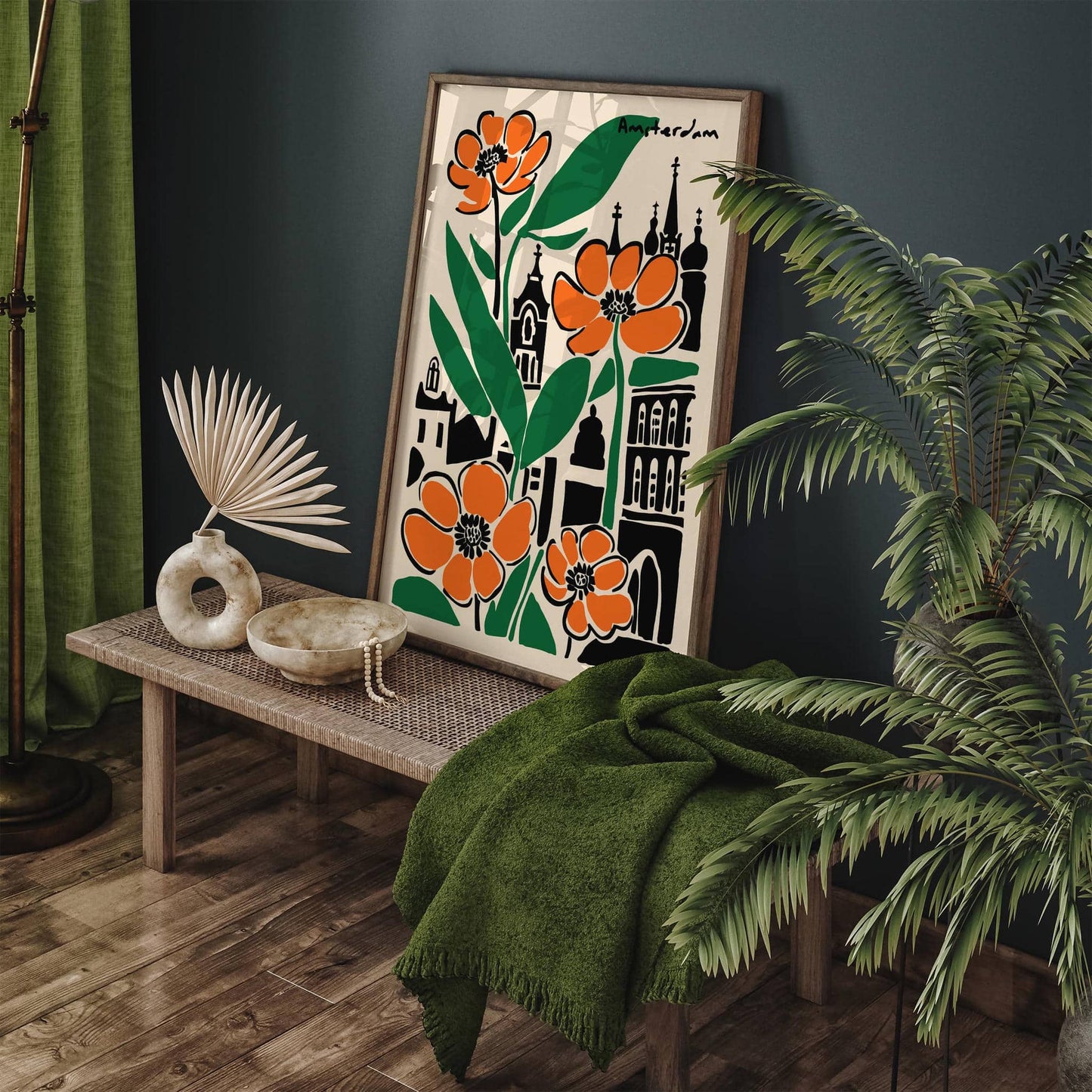 Amsterdam Cityscape Poster