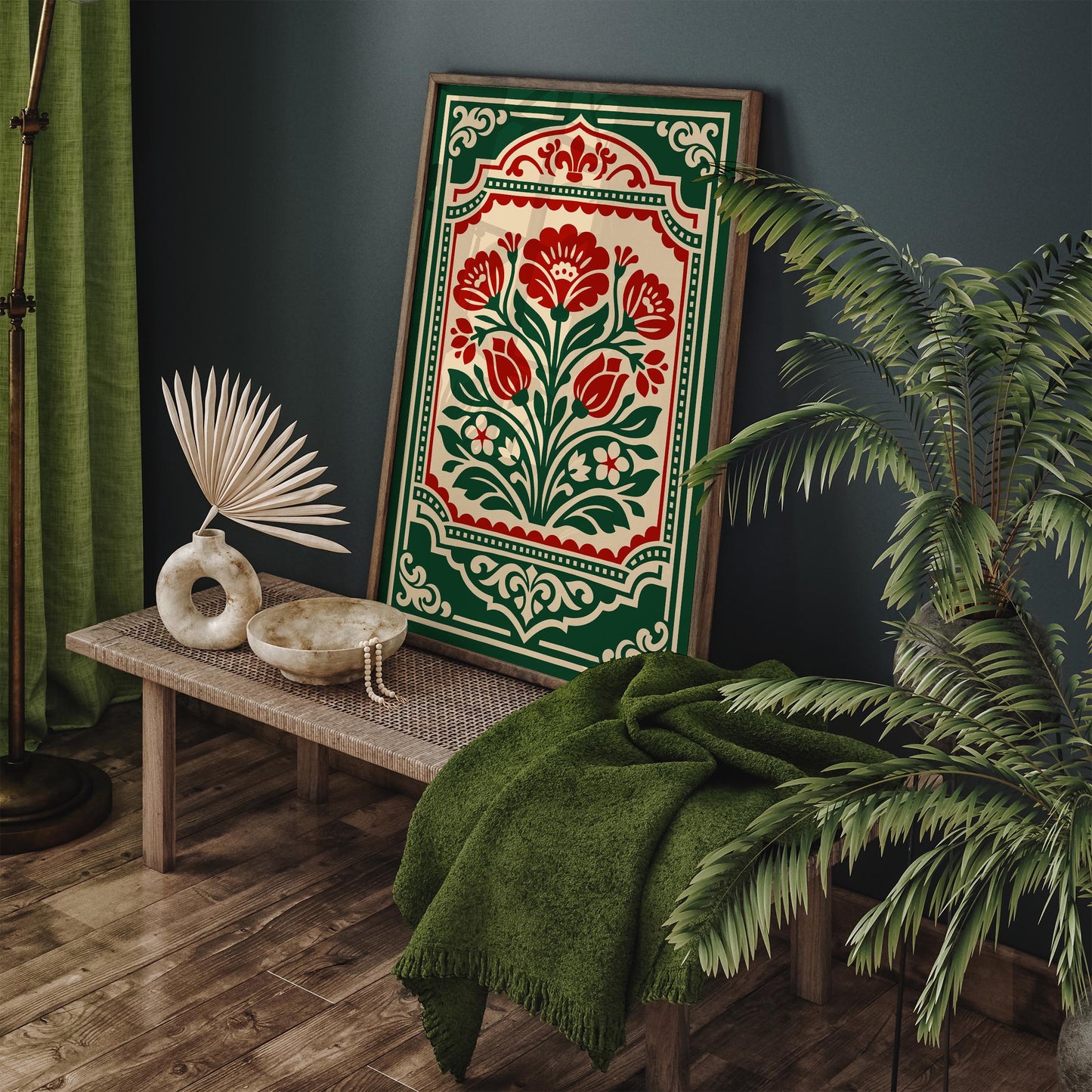 Rococo Botanical Wall Art Print
