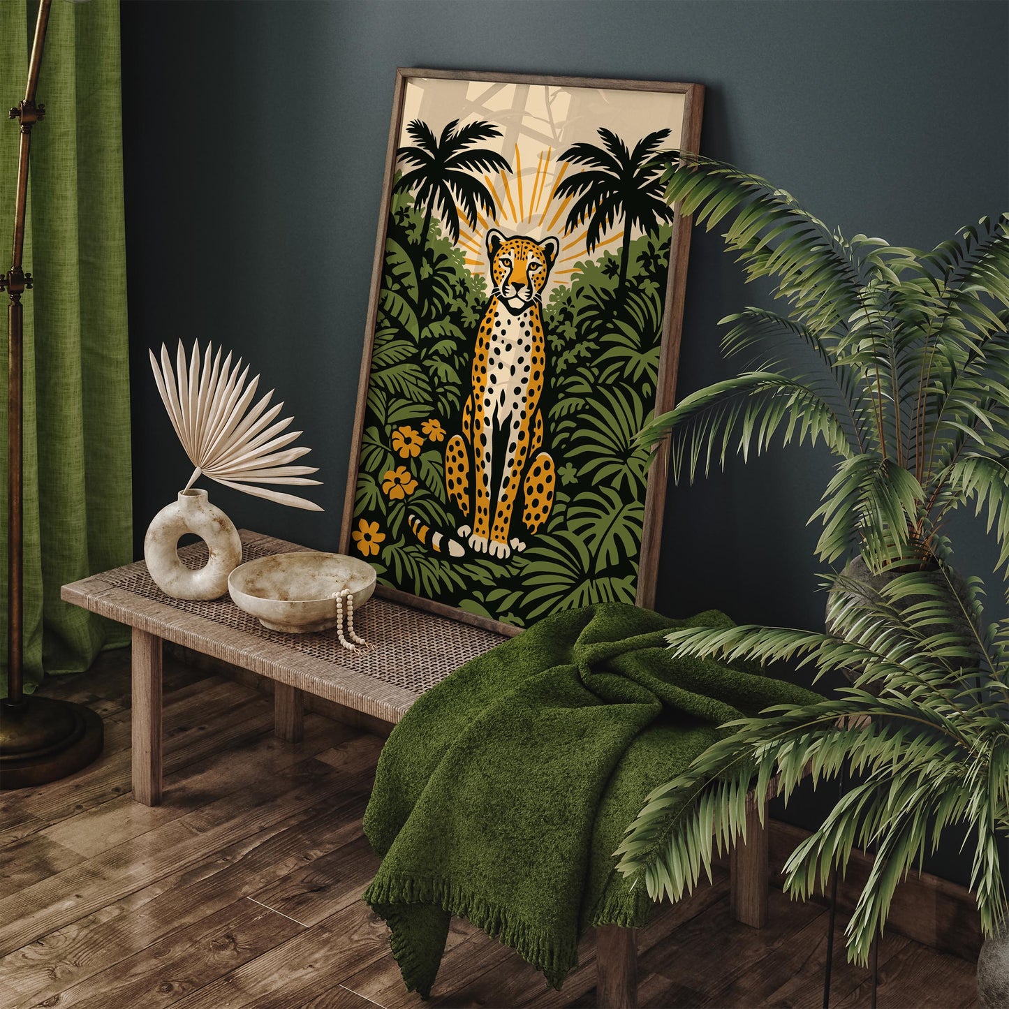 Jungle Cheetah Poster