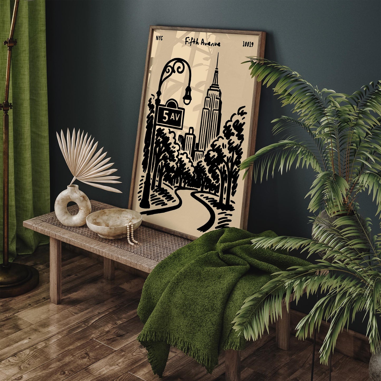 Fifth Avenue NYC Cityscape Poster