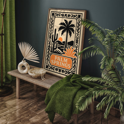 Palm Springs Travel Art Print - Landscape Wall Art Poster
