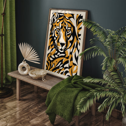 Cute Jungle Cheetah Wall Art