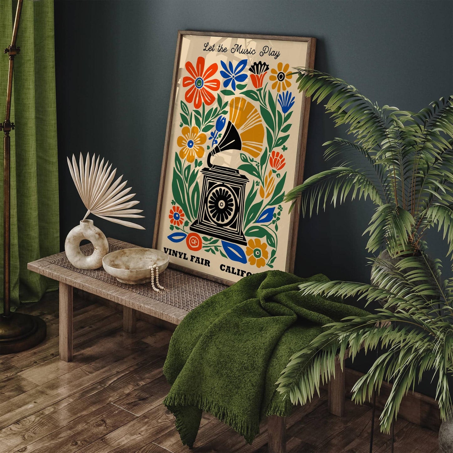 Vinyl Fair California Music Poster
