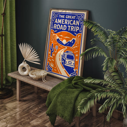 The Great American Road Trip Poster