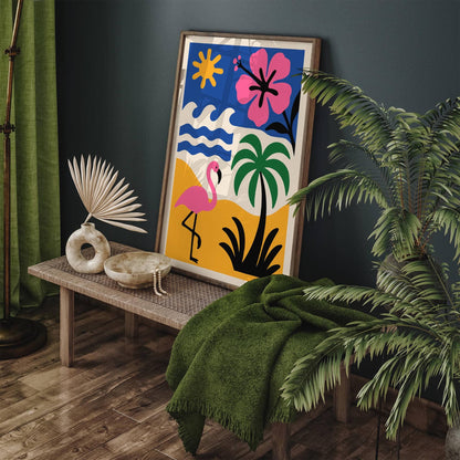 Retro Florida Travel Print – Mid Century Modern Decor