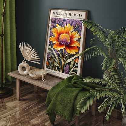 Botanical Harmony: William Morris Floral Print