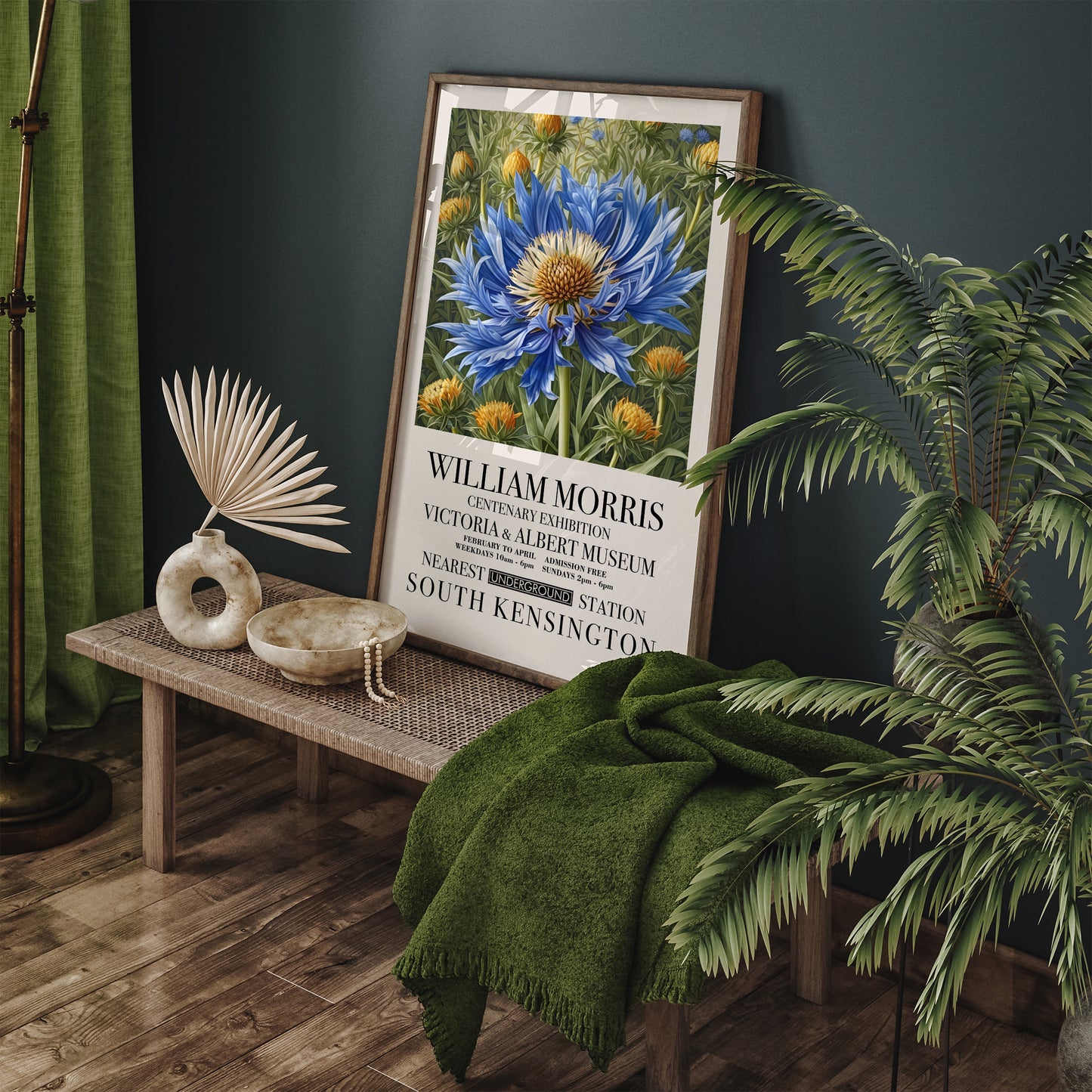 William Morris Nature Exhibition Poster