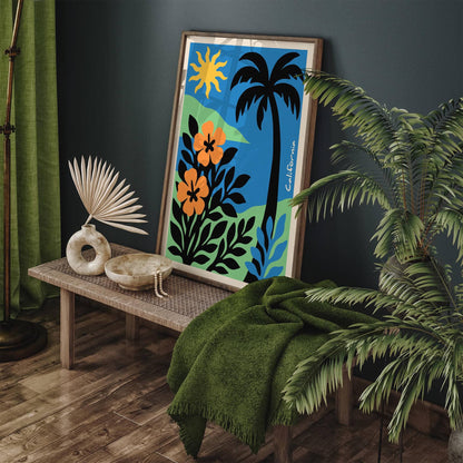 California Tropical Nature Poster