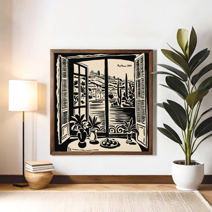 Positano Coastal Wall Art Print