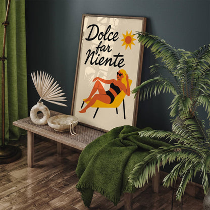 Dolce far Niente Cozy Art Print