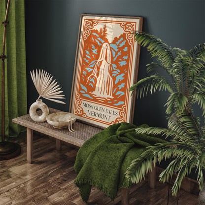 Moss Glen Falls Vermont Poster