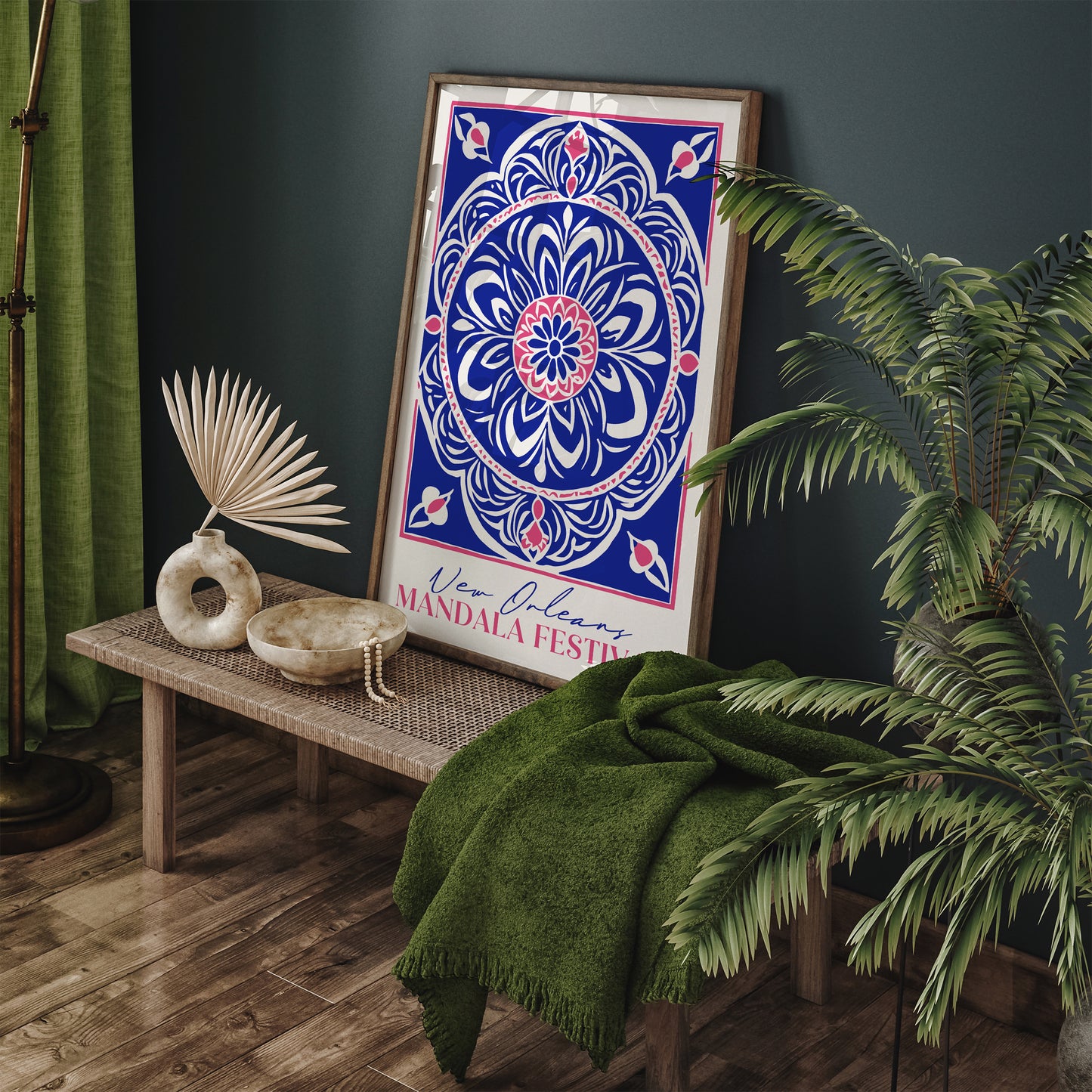 New Orleans Mandala Festival Art Print