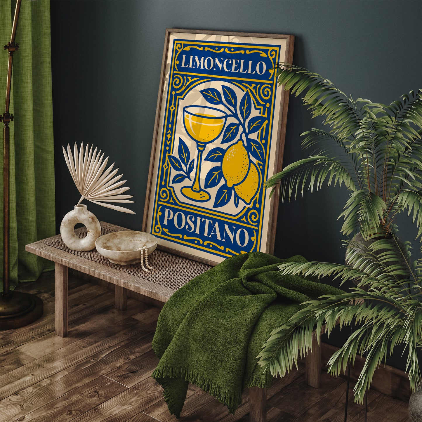 Limoncello Positano Poster – Italian Kitchen Wall Art