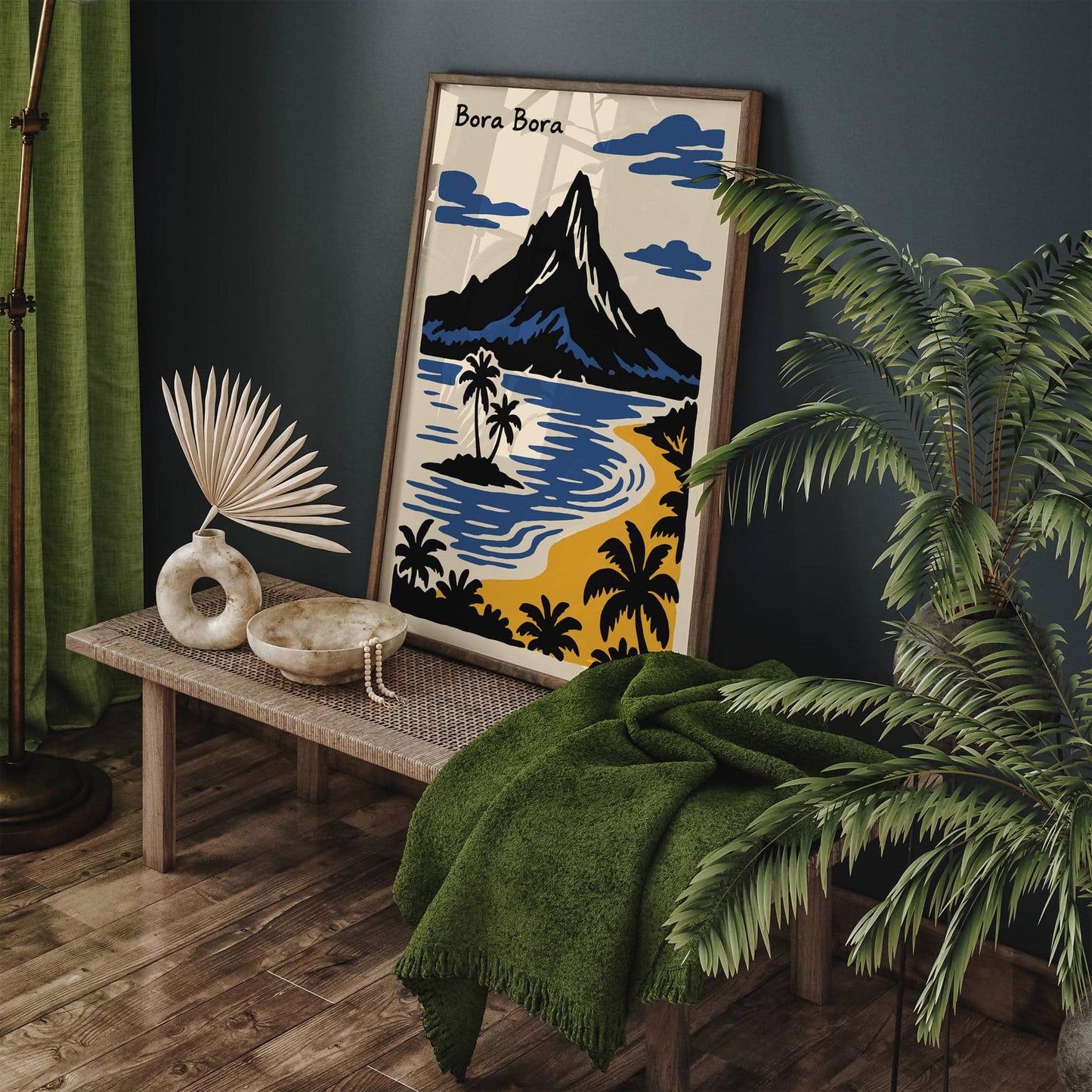 Bora Bora Poster - Honeymoon Gift Idea Wall Art Print