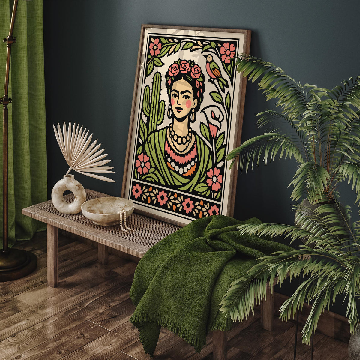 Mexican Woman Portrait Poster