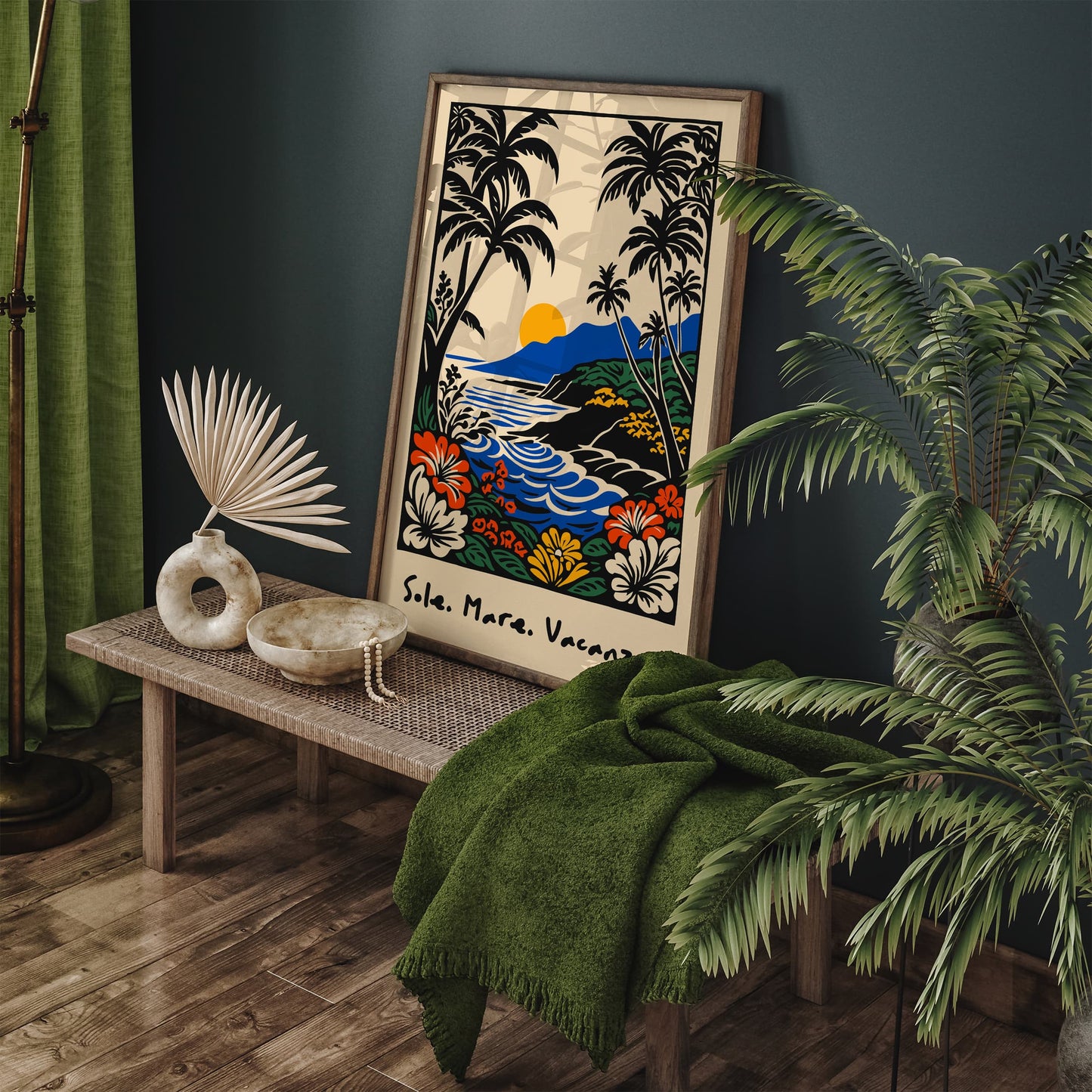 Sole. Mare. Vacanze. Poster