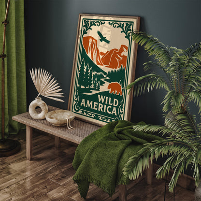 Wild America Wanderlust Nature Wall Art Print