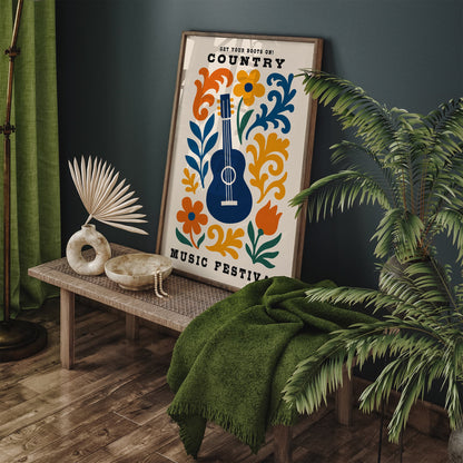 Country Music Festival Poster