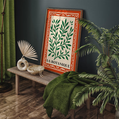 La Botanique French Nature Poster