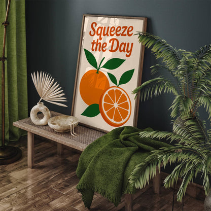 Squeeze the Day Poster - Oranges Art Print