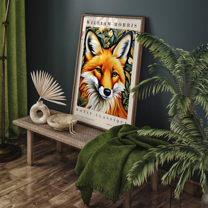 Art Nouveau Morris Fox Poster