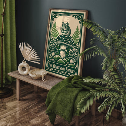 Quietwood Society Wild Nature Art Poster