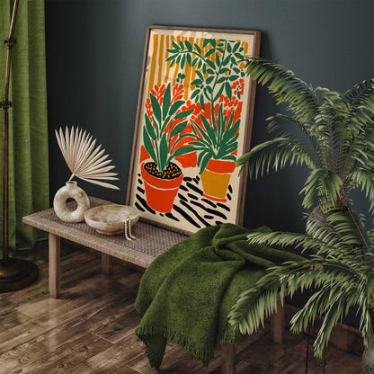 Matisse Inspired Colorful Garden Poster 2025