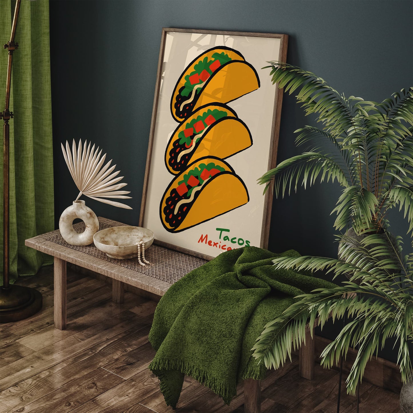 Tacos Mexicanos Food Kitchen Poster