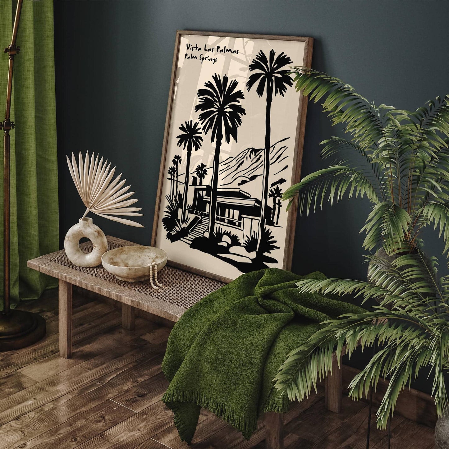 Vista Las Palmas Palm Springs Poster