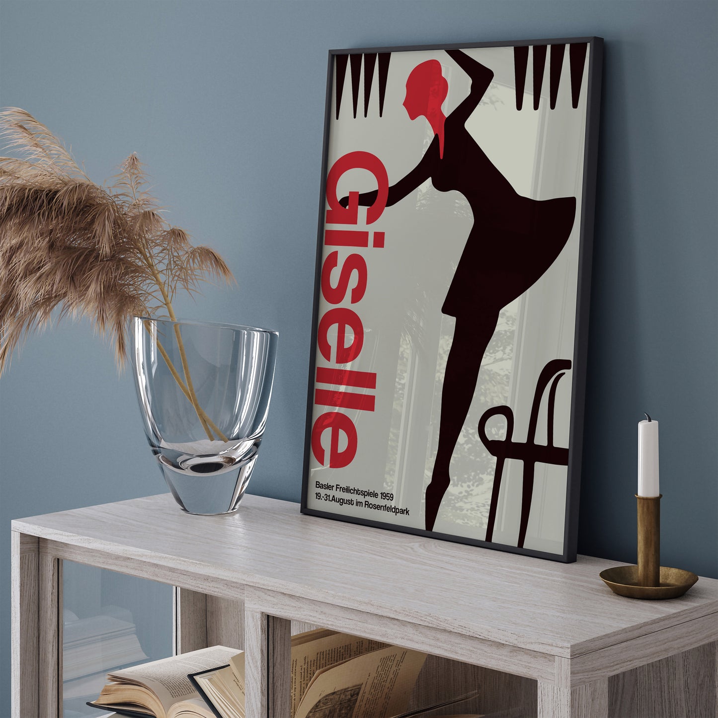 Giselle Vintage Ballet Poster