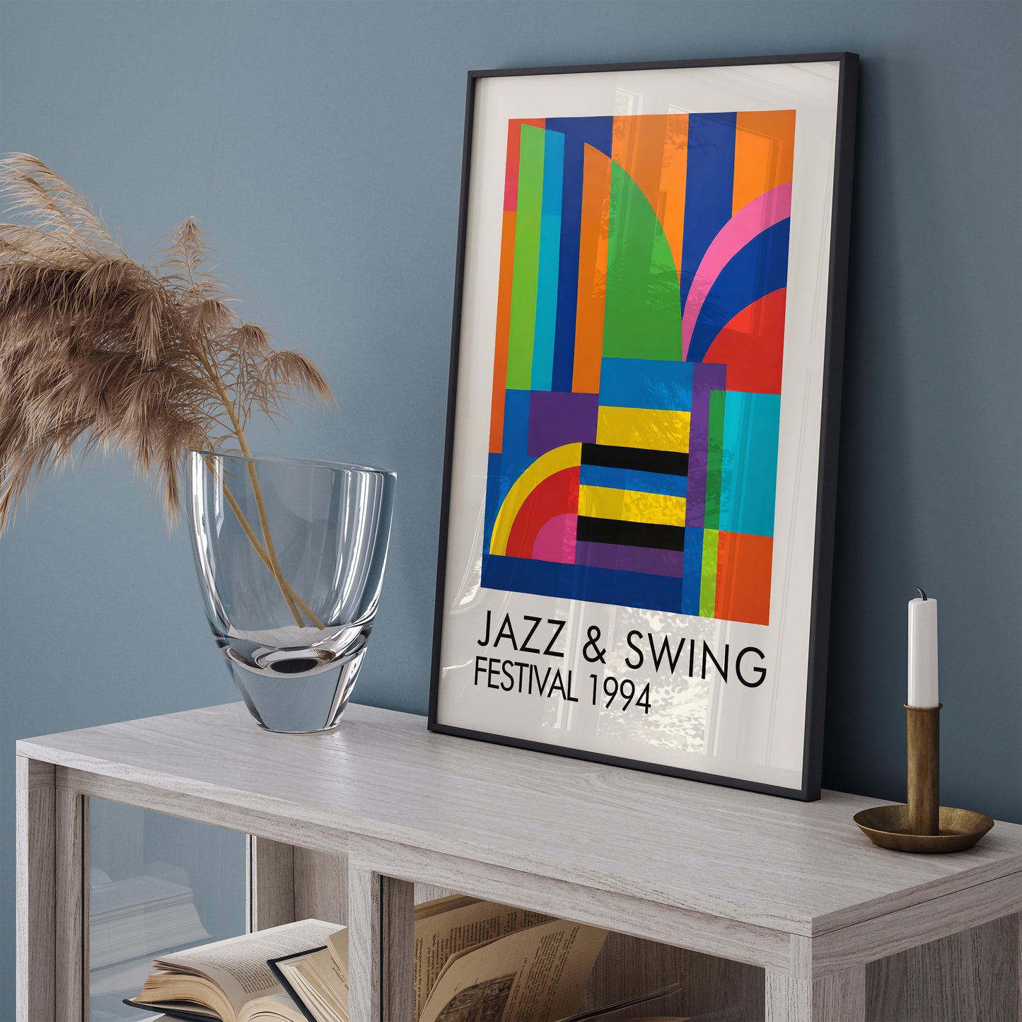 Jazz & Swing Festival Colorful Poster