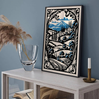 Italian Rococo Landscape Art Print