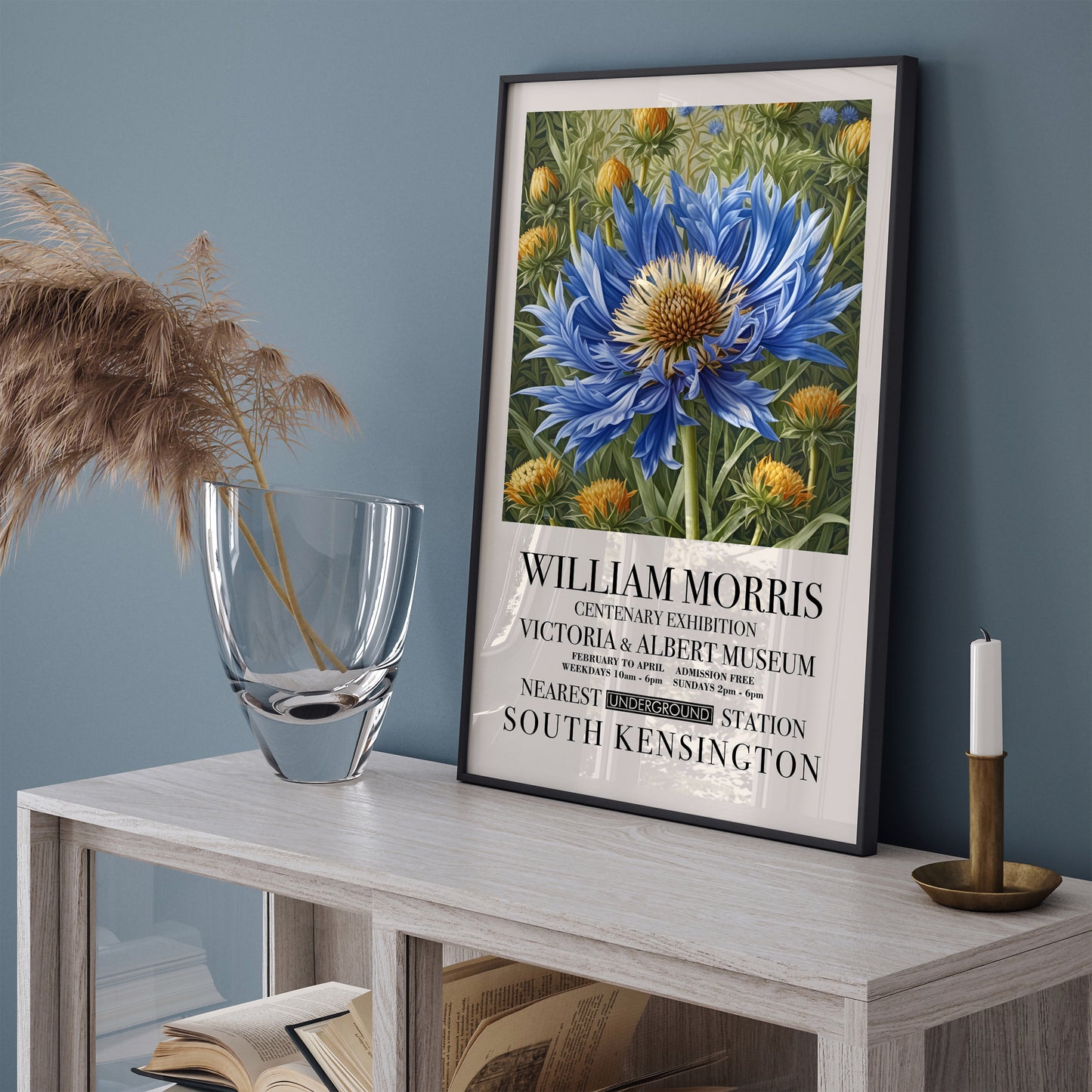 William Morris Nature Exhibition Poster