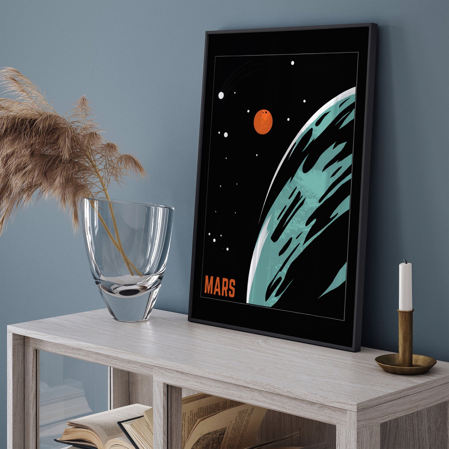 Mars - Minimalist Space Poster