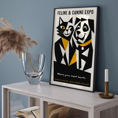 Michigan Cat and Dogs Expo Poster